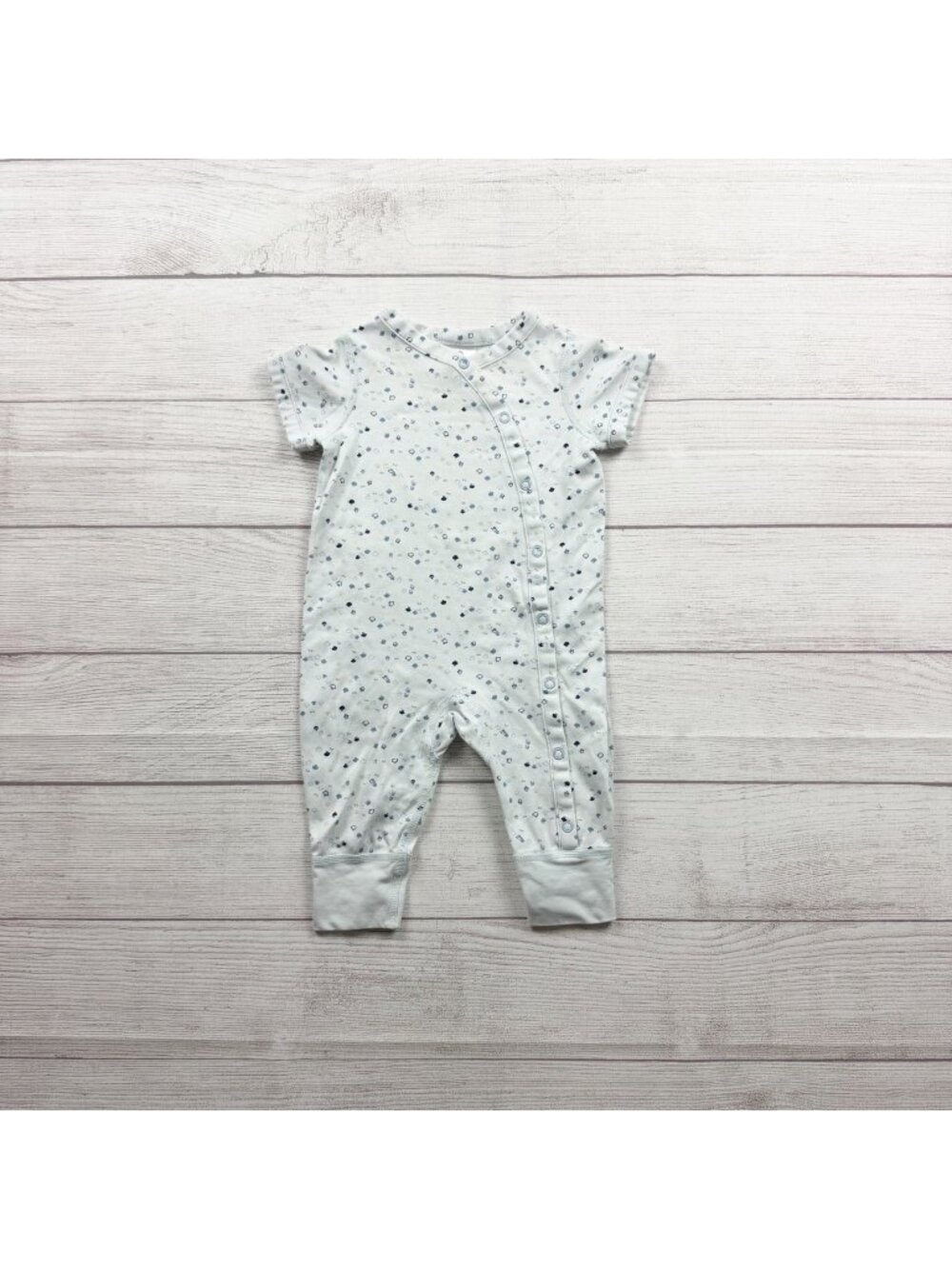Hanna Andersson Baby Footless Romper Sleep Play Mushroom Pajamas 3-6 Months